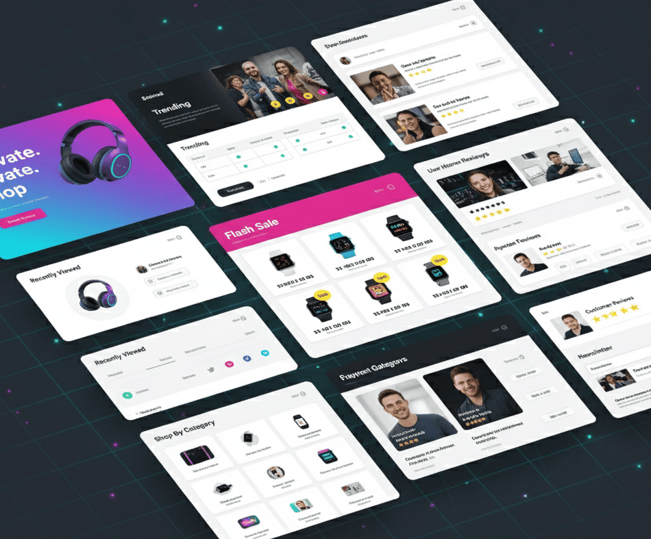 Web design showcase